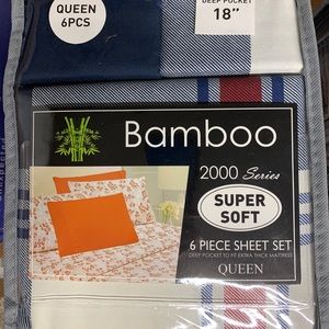 Bamboo 6 piece sheet set